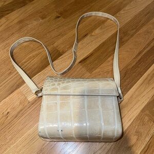 Snake skin tan purse